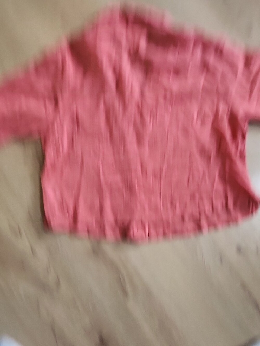 NWOT Rachel Zoe Coral-Pink Cotton Shirt - Picture 7 of 7